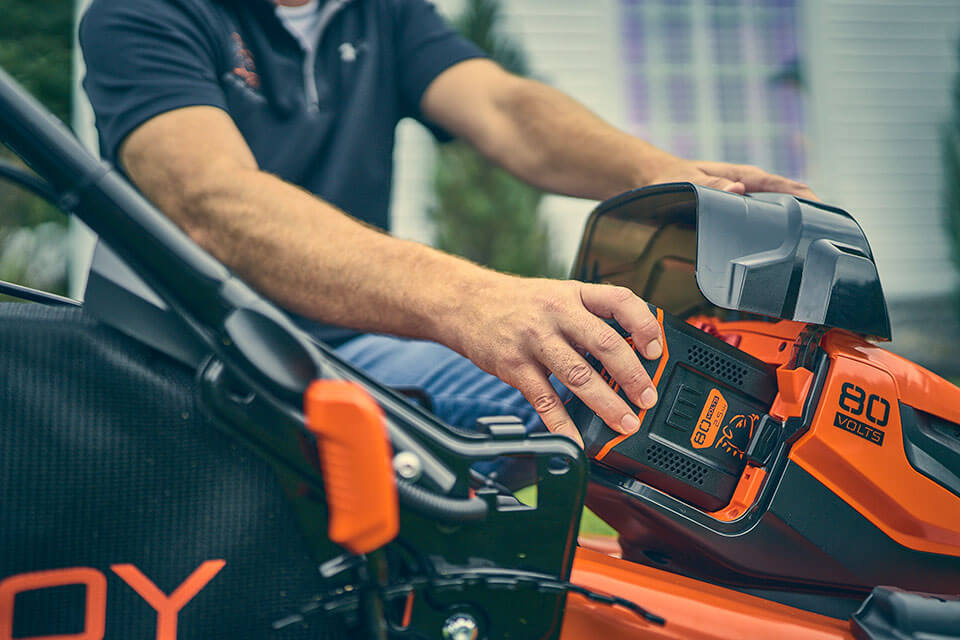 Our First Electric Mower